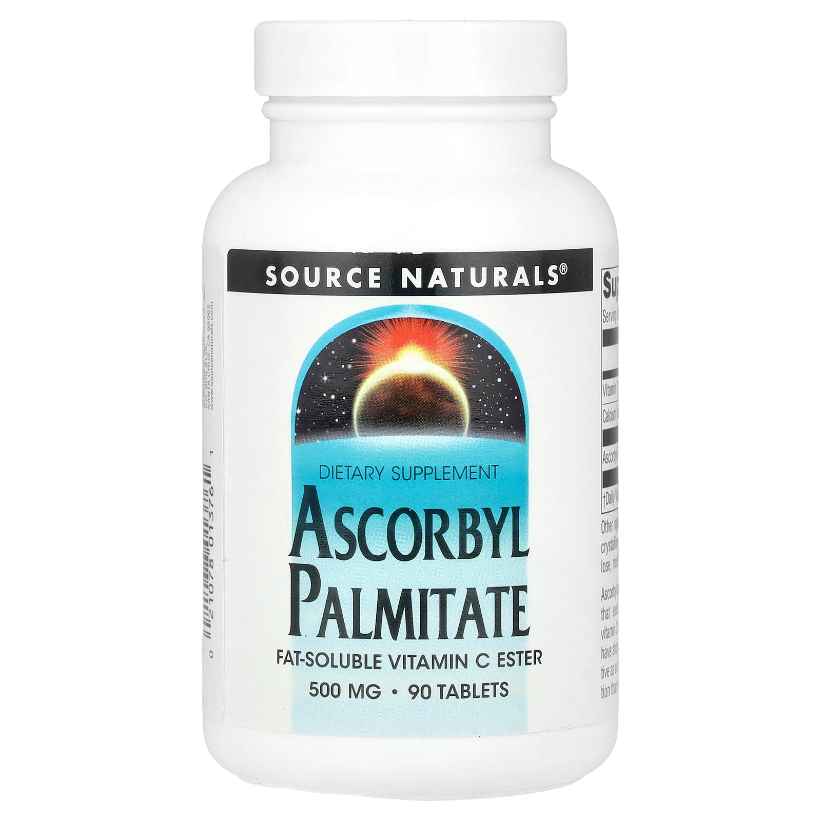 Source Naturals, Ascorbyl Palmitate, 500 mg, 90 Tablets