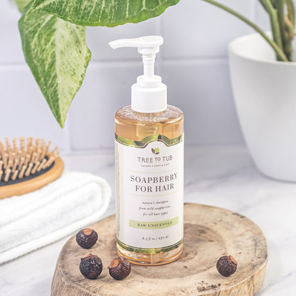 Tree To Tub, Moisturizing Argan Oil Shampoo, For Dry Hair & Sensitive Scalp, Raw Unscented , 8.5 fl oz (250 ml)