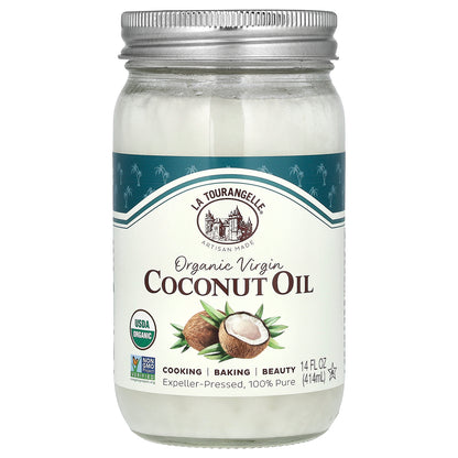 La Tourangelle, Organic Virgin Coconut Oil, 14 fl oz (414 ml)