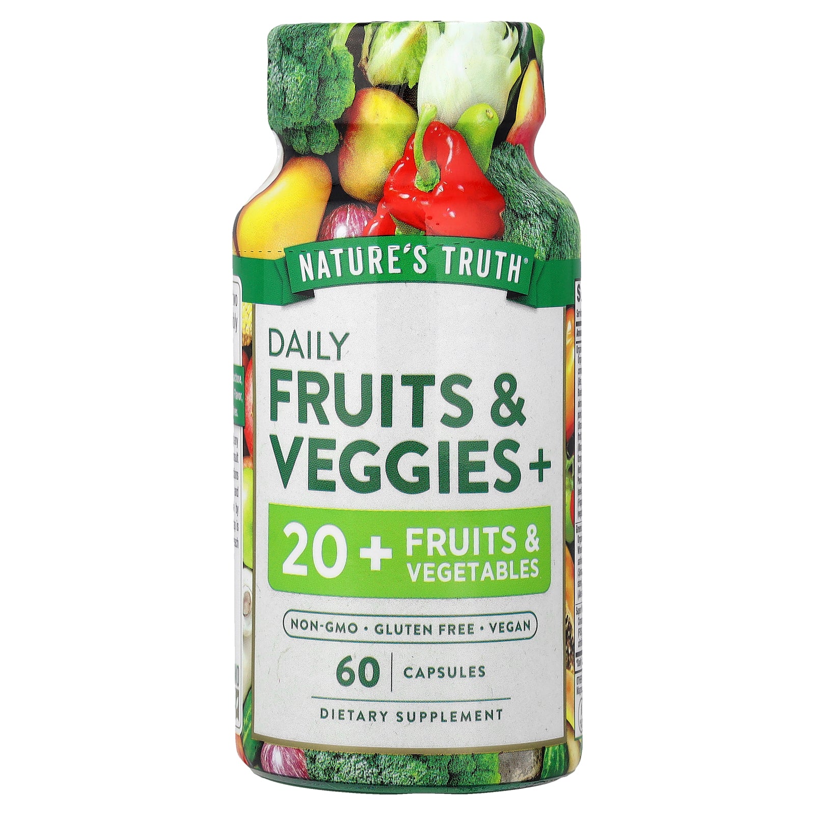 Nature's Truth, Daily Fruit & Veggies +, 60 Capsules