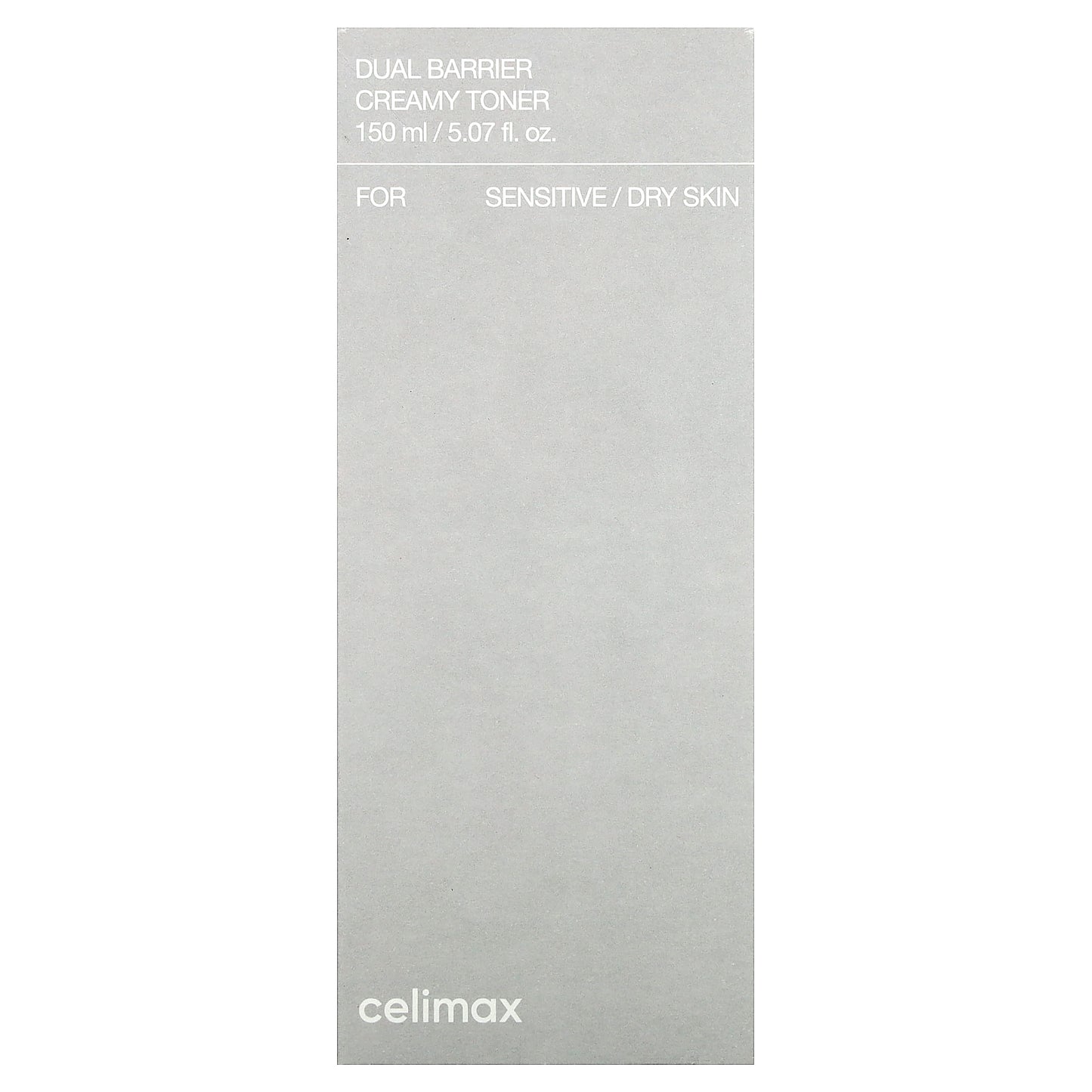 Celimax, Dual Barrier Creamy Toner, For Sensitive/Dry Skin, 5.07 fl oz (150 ml)