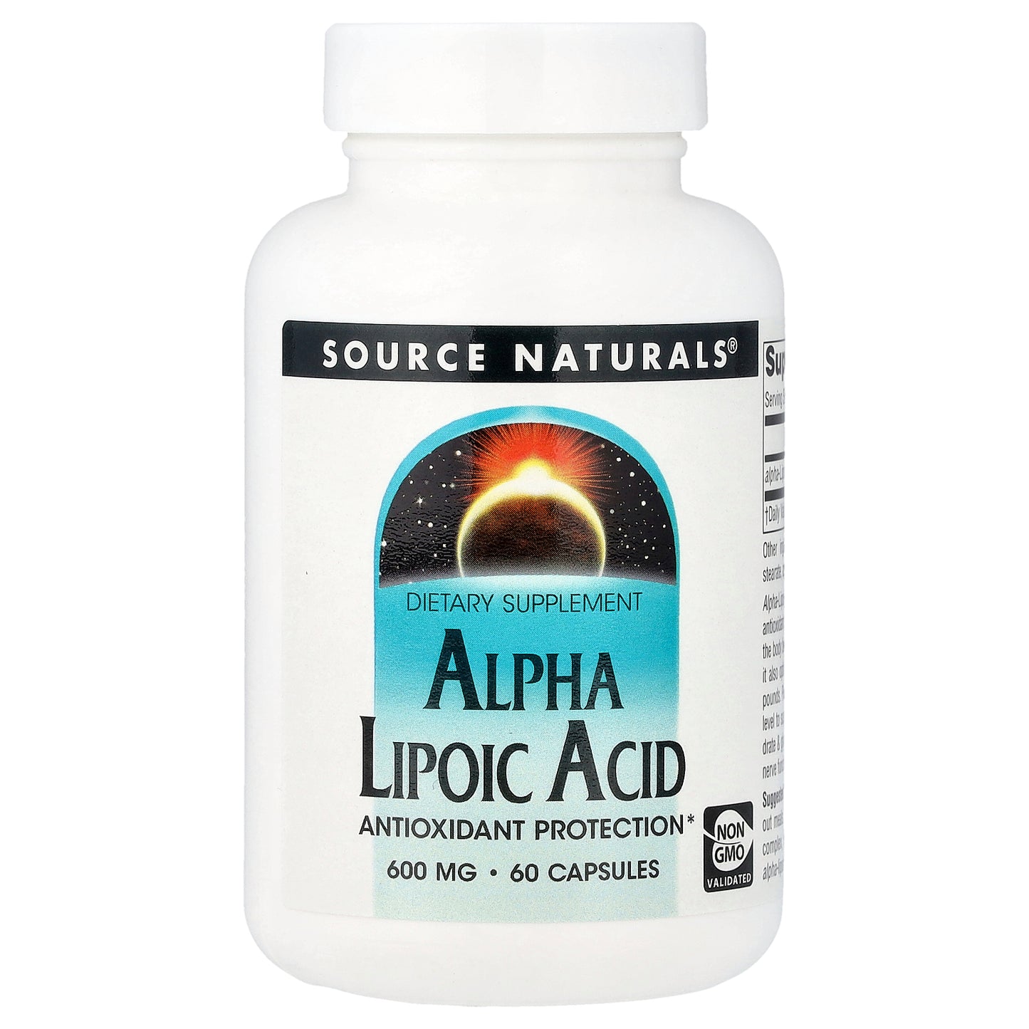 Source Naturals, Alpha Lipoic Acid, 600 mg, 60 Capsules
