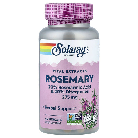 Solaray, Vital Extracts, Rosemary, 45 VegCaps