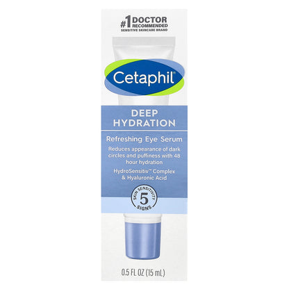 Cetaphil, Deep Hydration, Refreshing Eye Serum, Fragrance Free, 0.5 fl oz (15 ml)