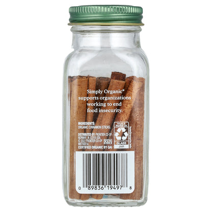 Simply Organic, Cinnamon Sticks, 1.13 oz (32 g)