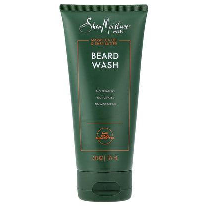 SheaMoisture, Men, Beard Wash, Maracuja Oil & Shea Butter, 6 fl oz (177 ml)