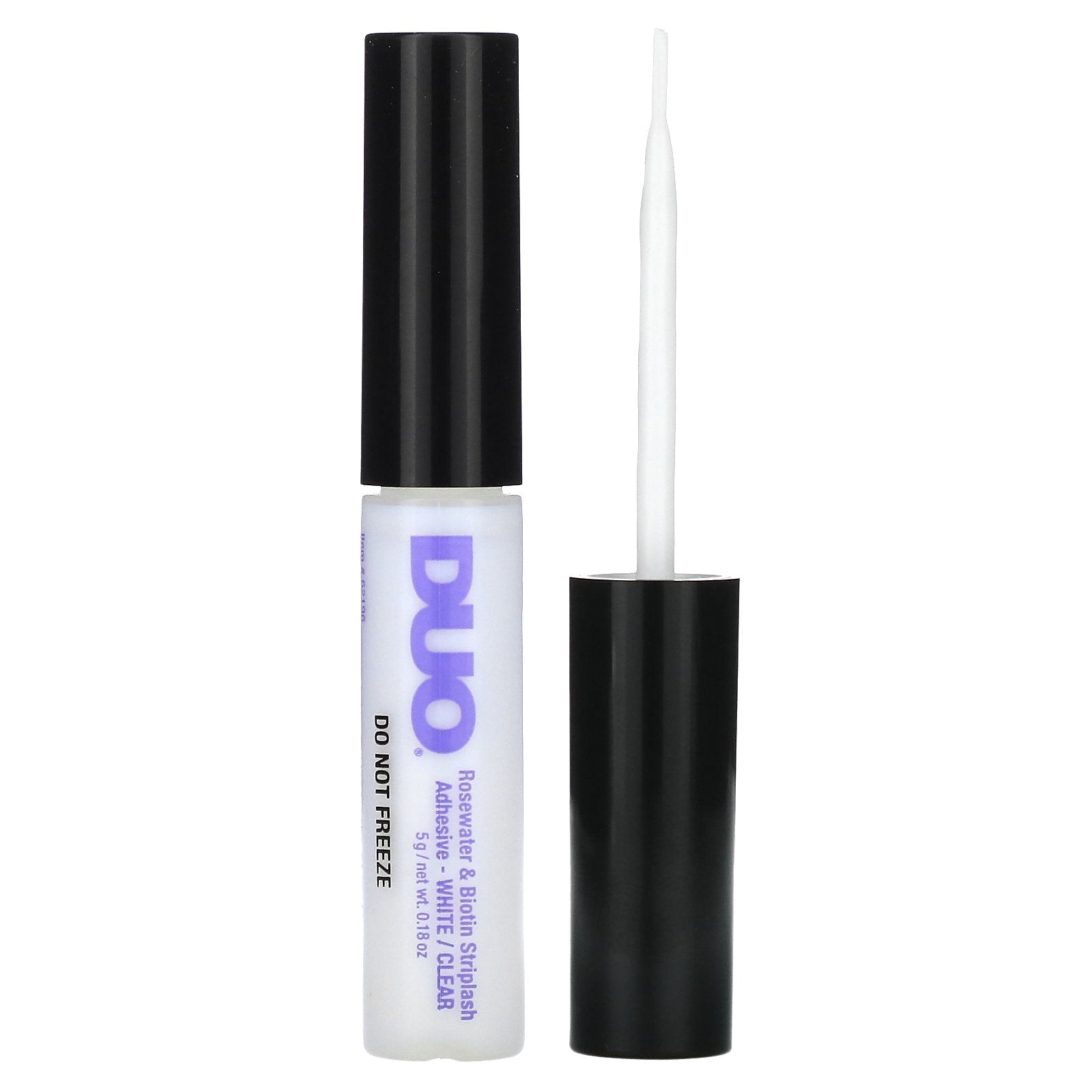 DUO, Rosewater & Biotin Striplash Adhesive, White/Clear, 0.18 oz (5 g)