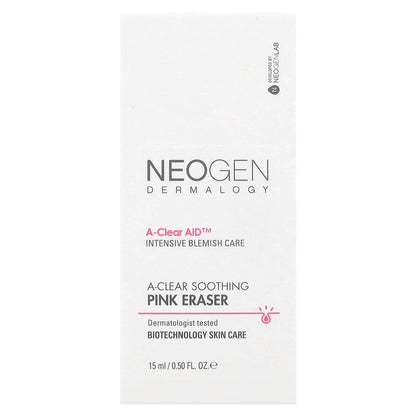 Neogen, A-Clear Soothing Pink Eraser, 0.50 fl oz (15 ml)