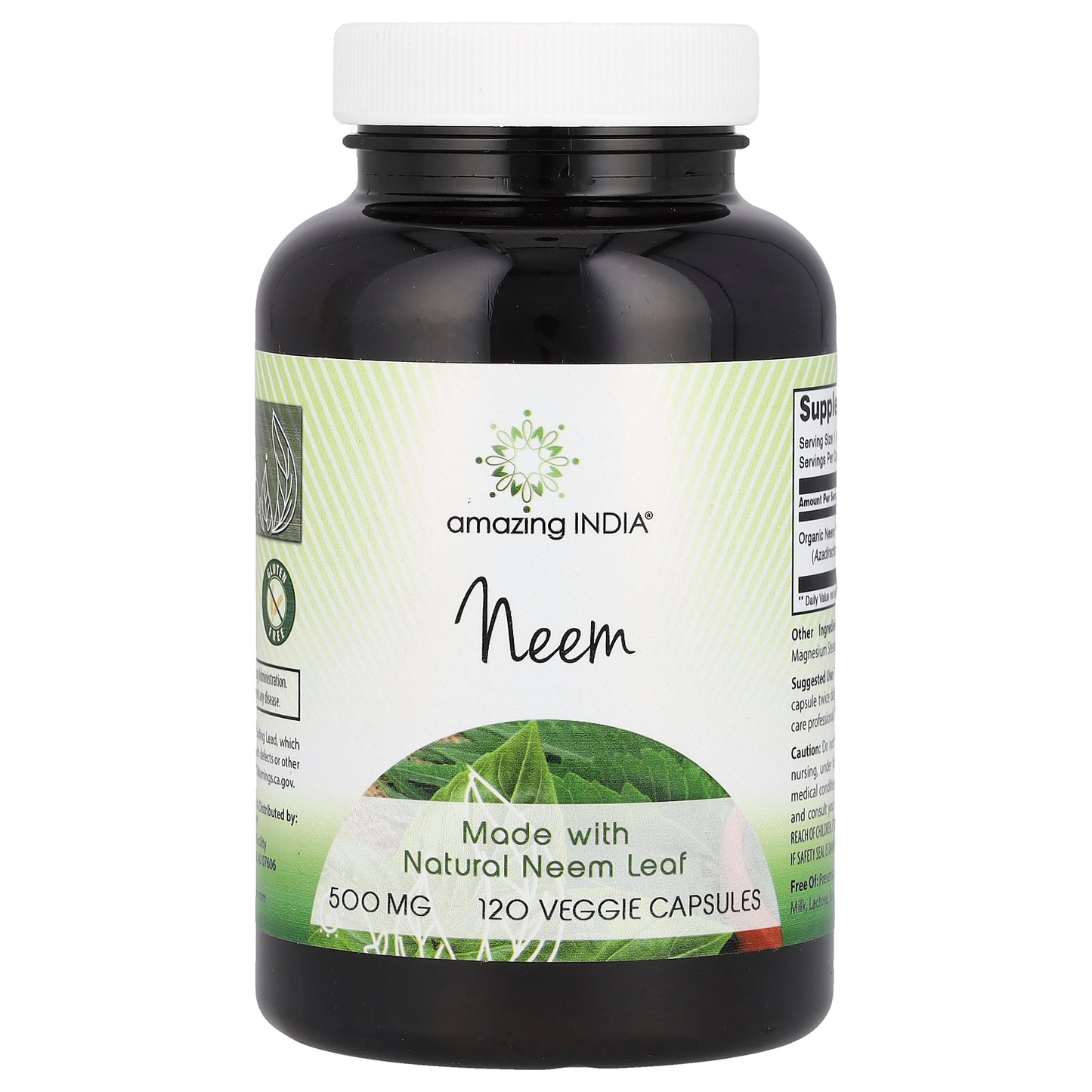 Amazing India, Neem, 500 mg, 120 Veggie Capsules