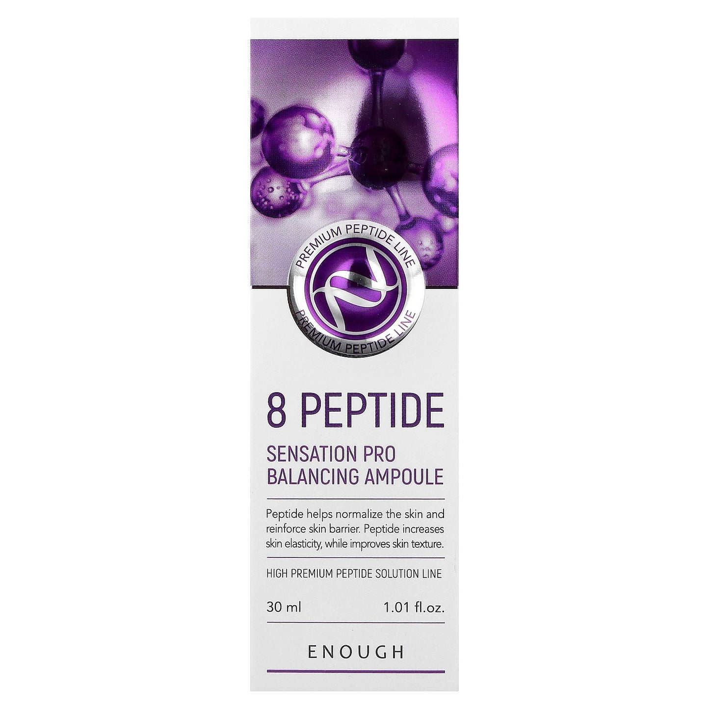 Enough, 8 Peptide, Sensation Pro Balancing Ampoule, 1.01 fl oz (30 ml)