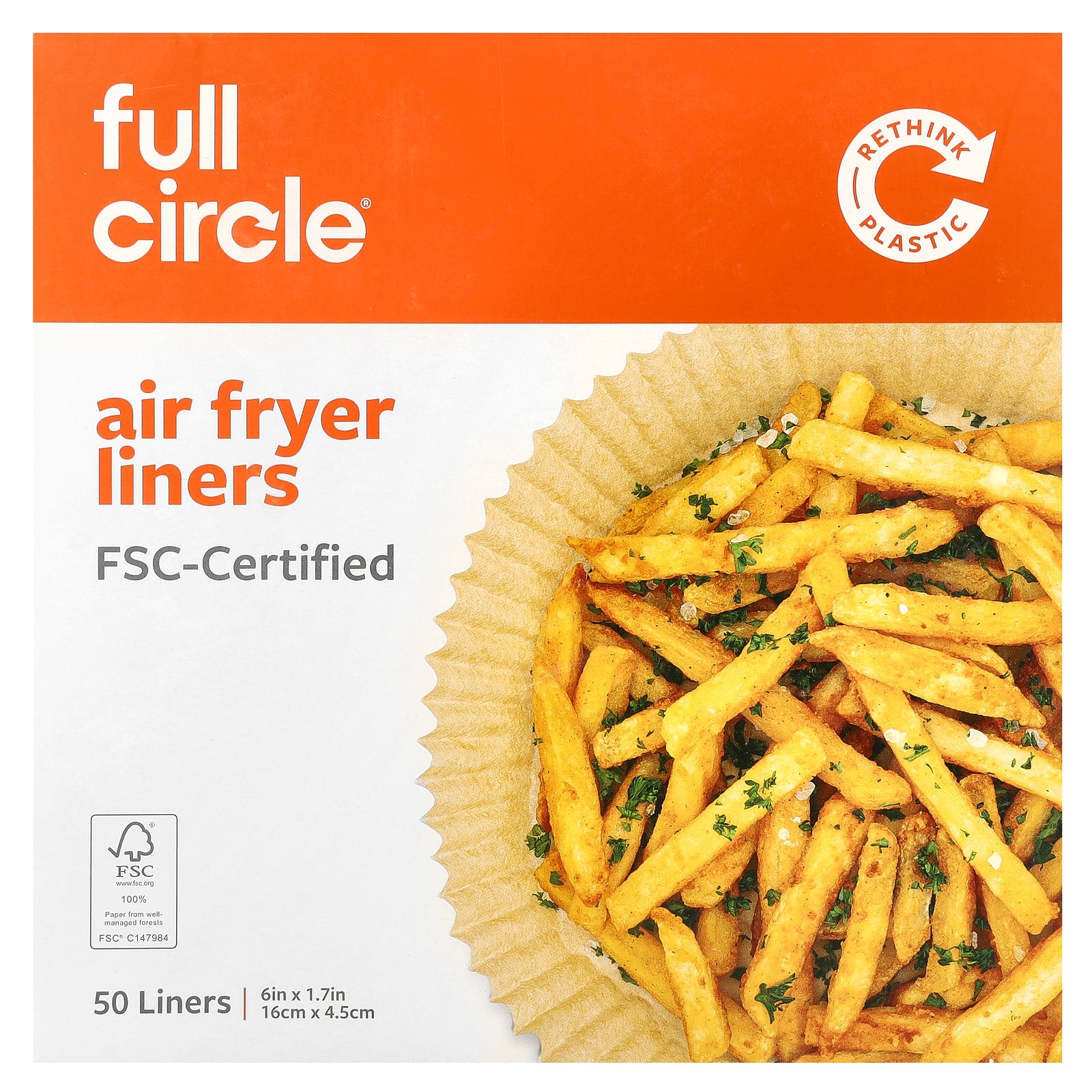 Full Circle, Air Fryer Liners , 50 Liners