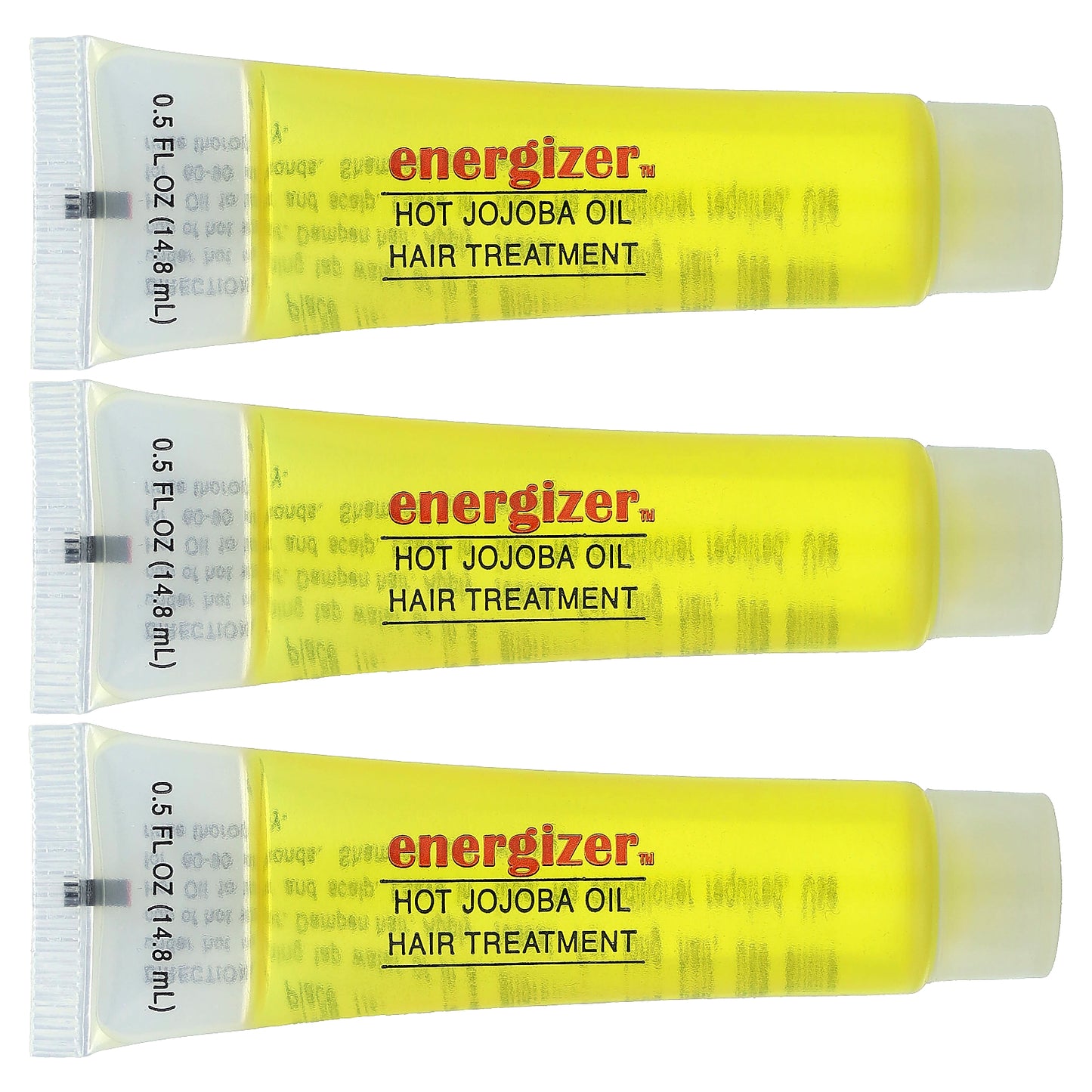 Hobe Labs, Energizer, Hot Jojoba Oil Hair Treatment, 3 Reclosable Tubes, 0.5 fl oz (14.8 ml) Each