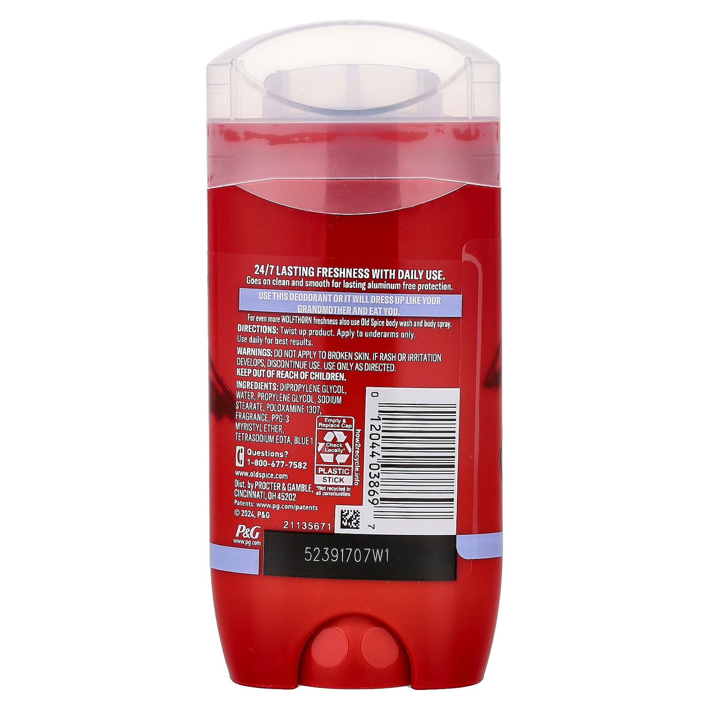 Old Spice, Deodorant, Wolfthorn, Sweet Citrus, 3 oz (85 g)