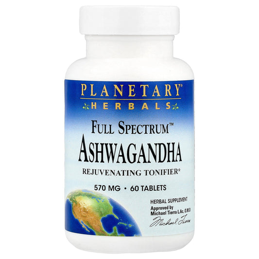 Planetary Herbals, Full Spectrum™ Ashwagandha, 60 Tablets