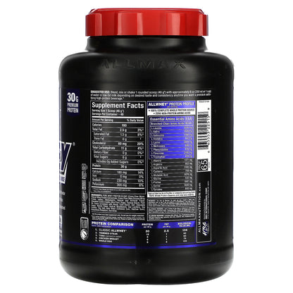 ALLMAX, CLASSIC ALLWHEY®, 100% Whey Protein, Cookies & Cream, 5 lbs. (2.27 kg)