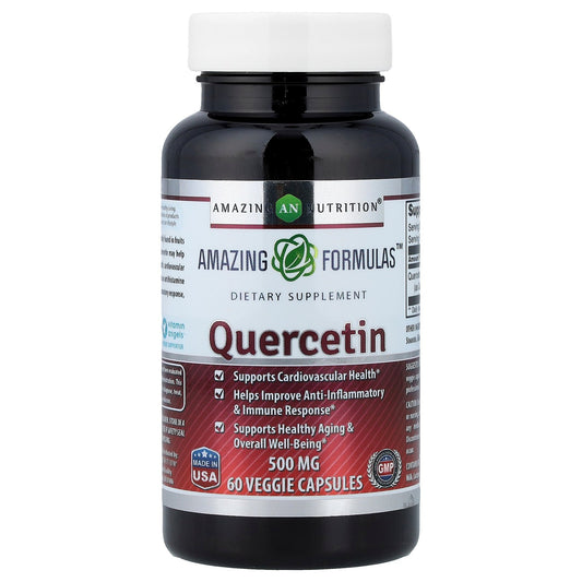Amazing Nutrition, Quercetin, 500 mg, 60 Veggie Capsules