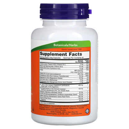 NOW Foods, Mood Support with St. John's Wort, 90 Veg Capsules