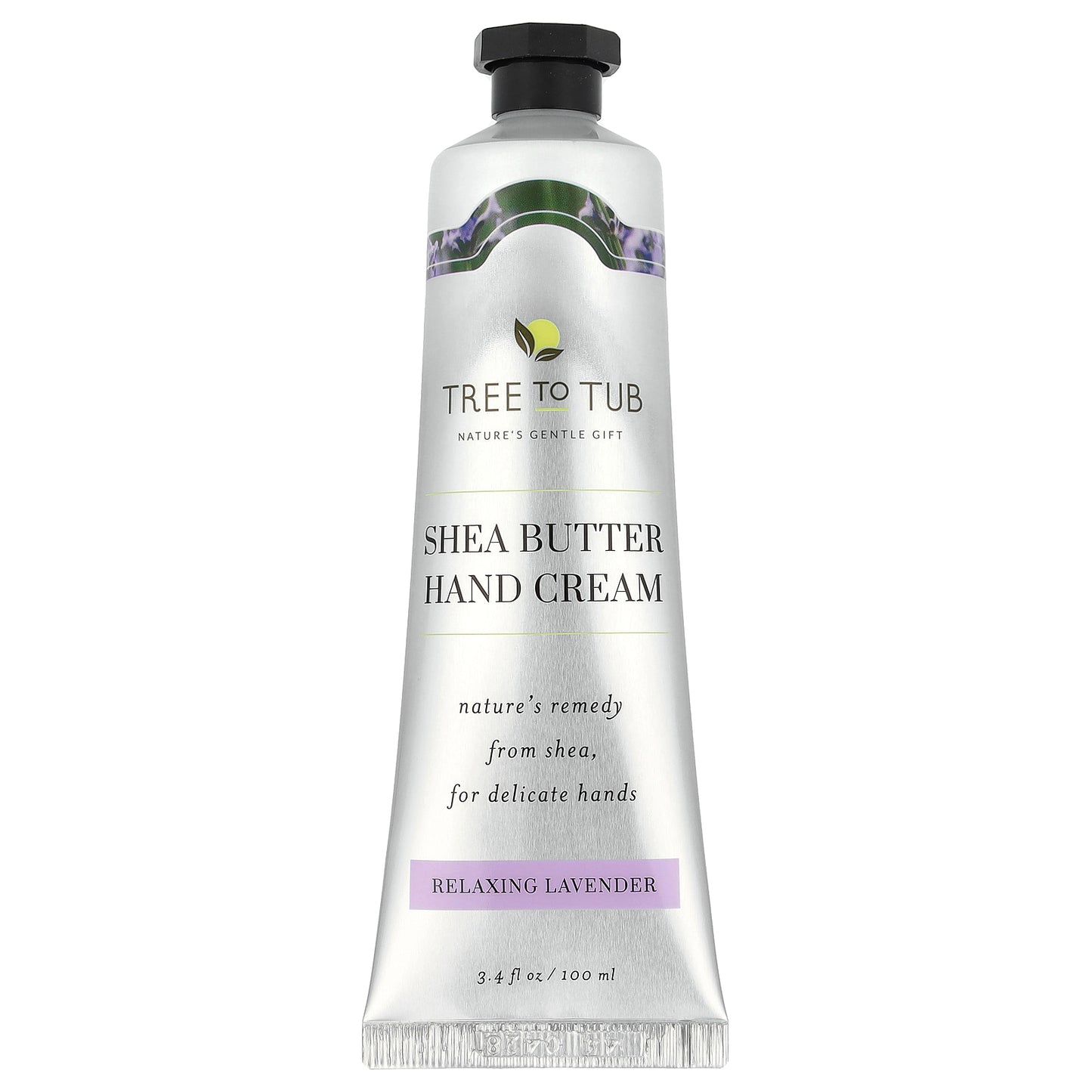 Tree To Tub, Shea Butter Hand Cream, Relaxing Lavender, 3.4 fl oz (100 ml)
