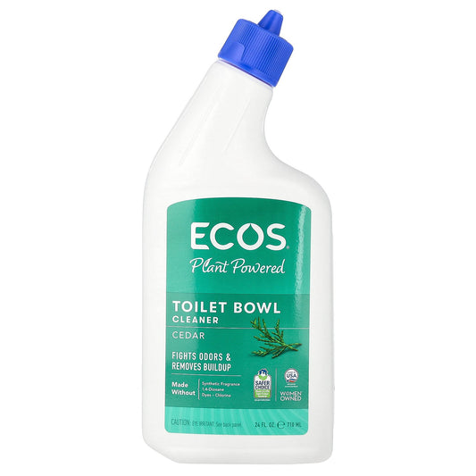 Earth Friendly Products, Ecos®, Toilet Bowl Cleaner, Cedar, 24 fl oz (710 ml)