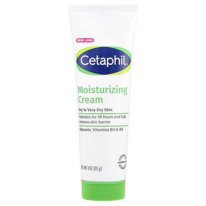 Cetaphil, Moisturizing Cream, Fragrance Free, 3 oz (85 g)