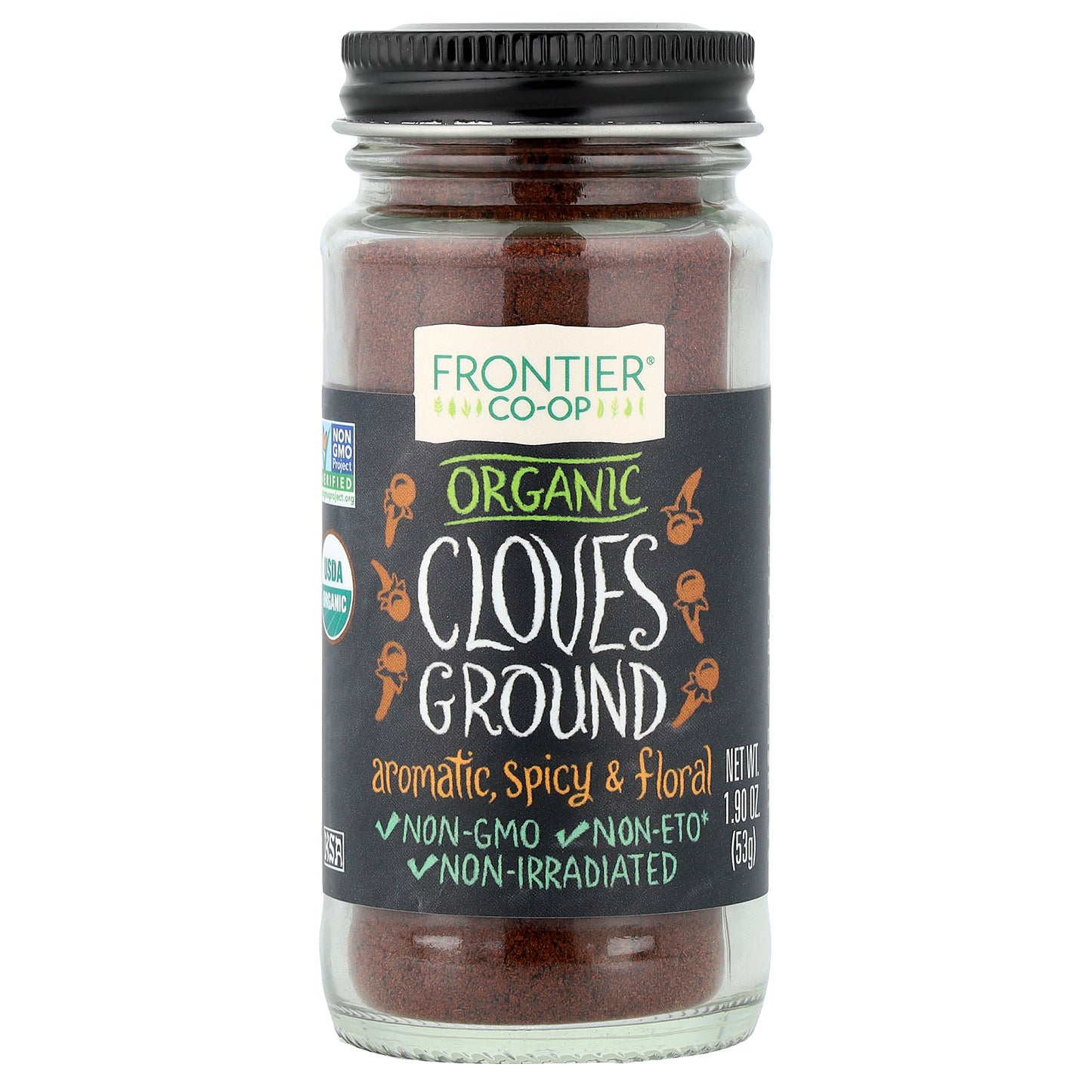 Frontier Co-op, Organic Cloves, Ground, 1.9 oz (53 g)