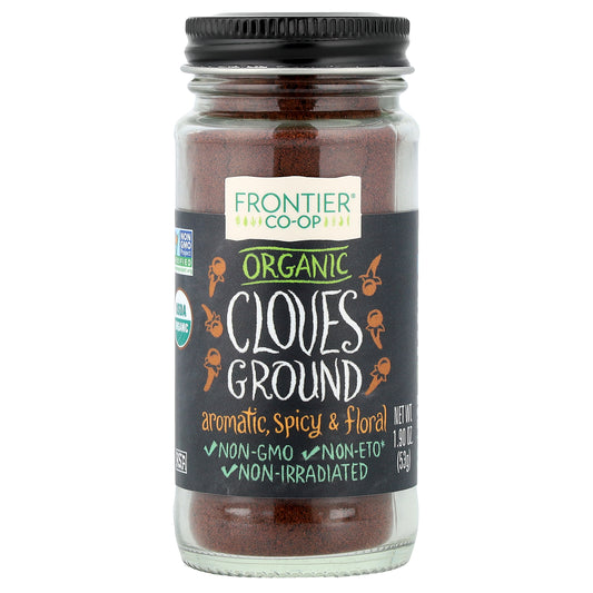 Frontier Co-op, Organic Cloves, Ground, 1.9 oz (53 g)