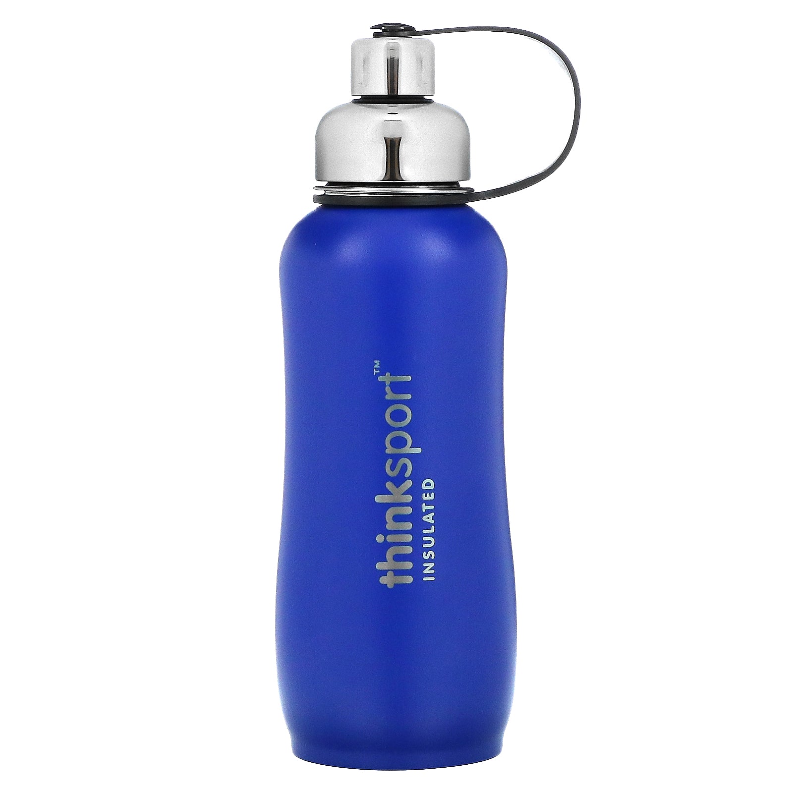 think, Thinksport, Insulated Sports Bottle, Blue, 25 oz (750 ml)