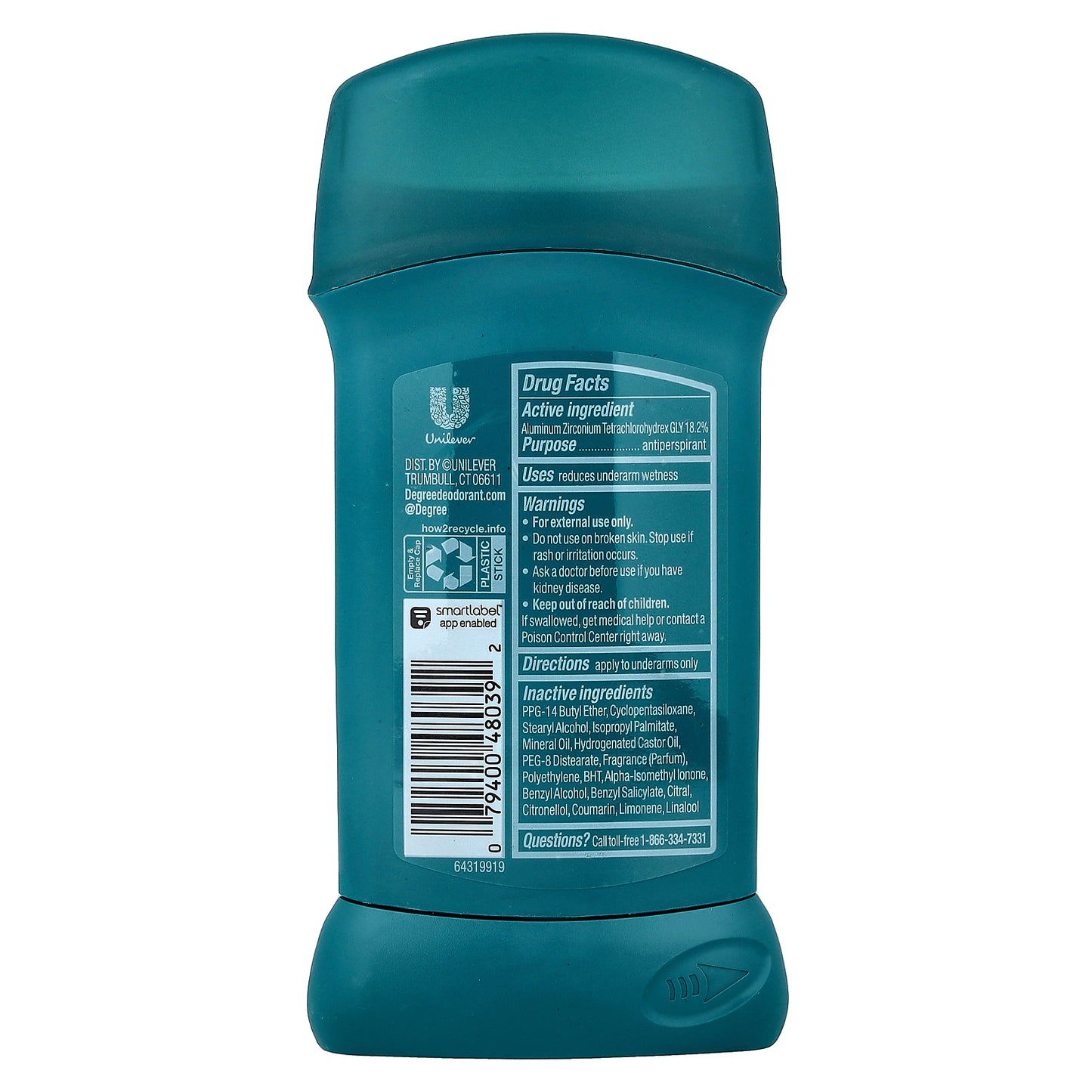 Degree, 48 Hour Antiperspirant Deodorant, Wild Woods, 2.7 oz (76 g)