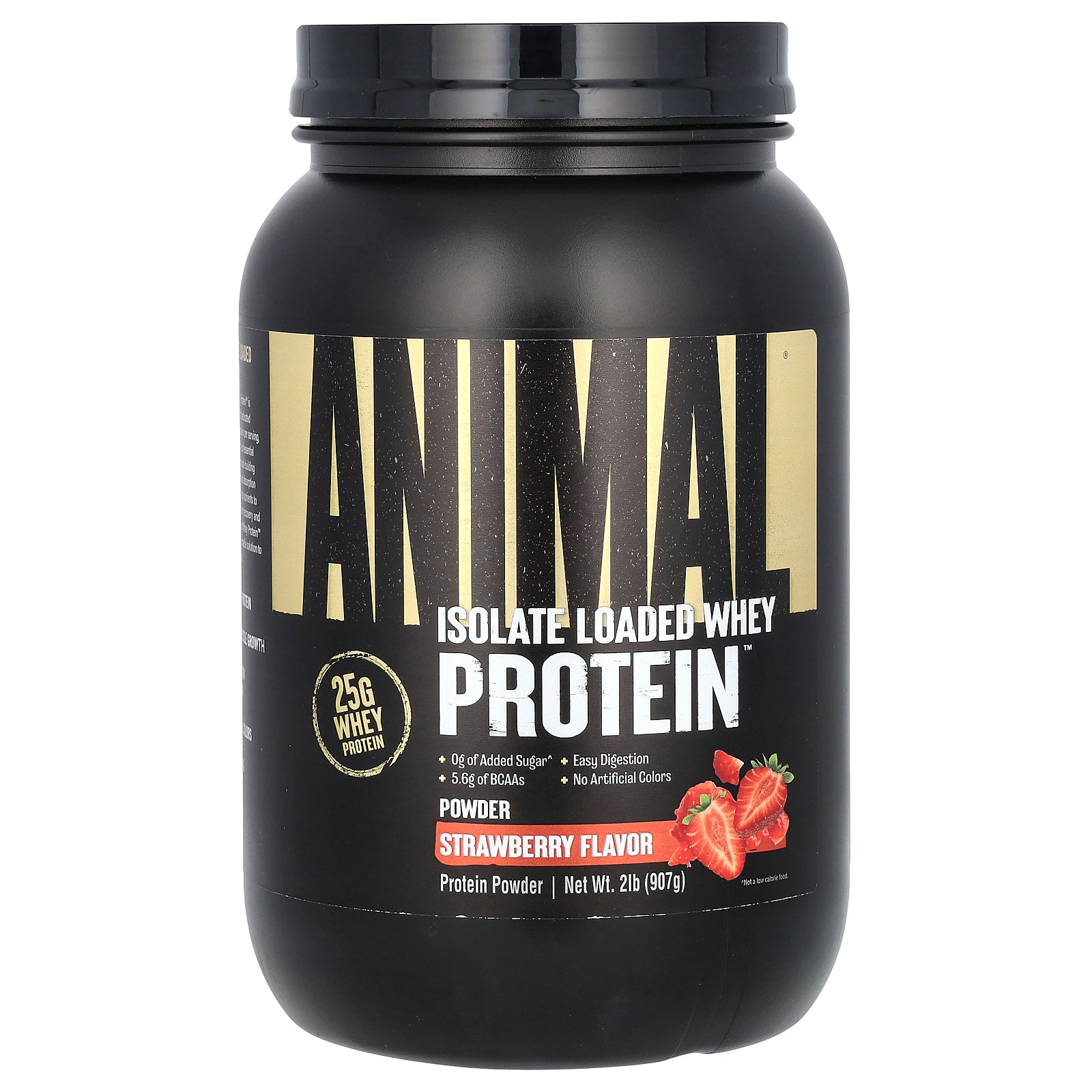 Animal, Isolate Loaded Whey Protein Powder, Strawberry, 2 lb (907 g)
