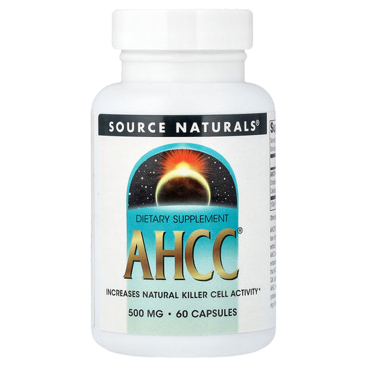 Source Naturals, AHCC®, 60 Capsules (0.5 g per Capsule)