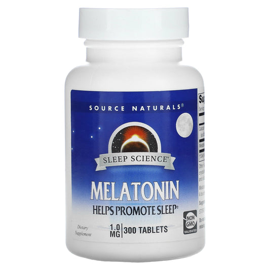 Source Naturals, Sleep Science, Melatonin, 1 mg, 300 Tablets