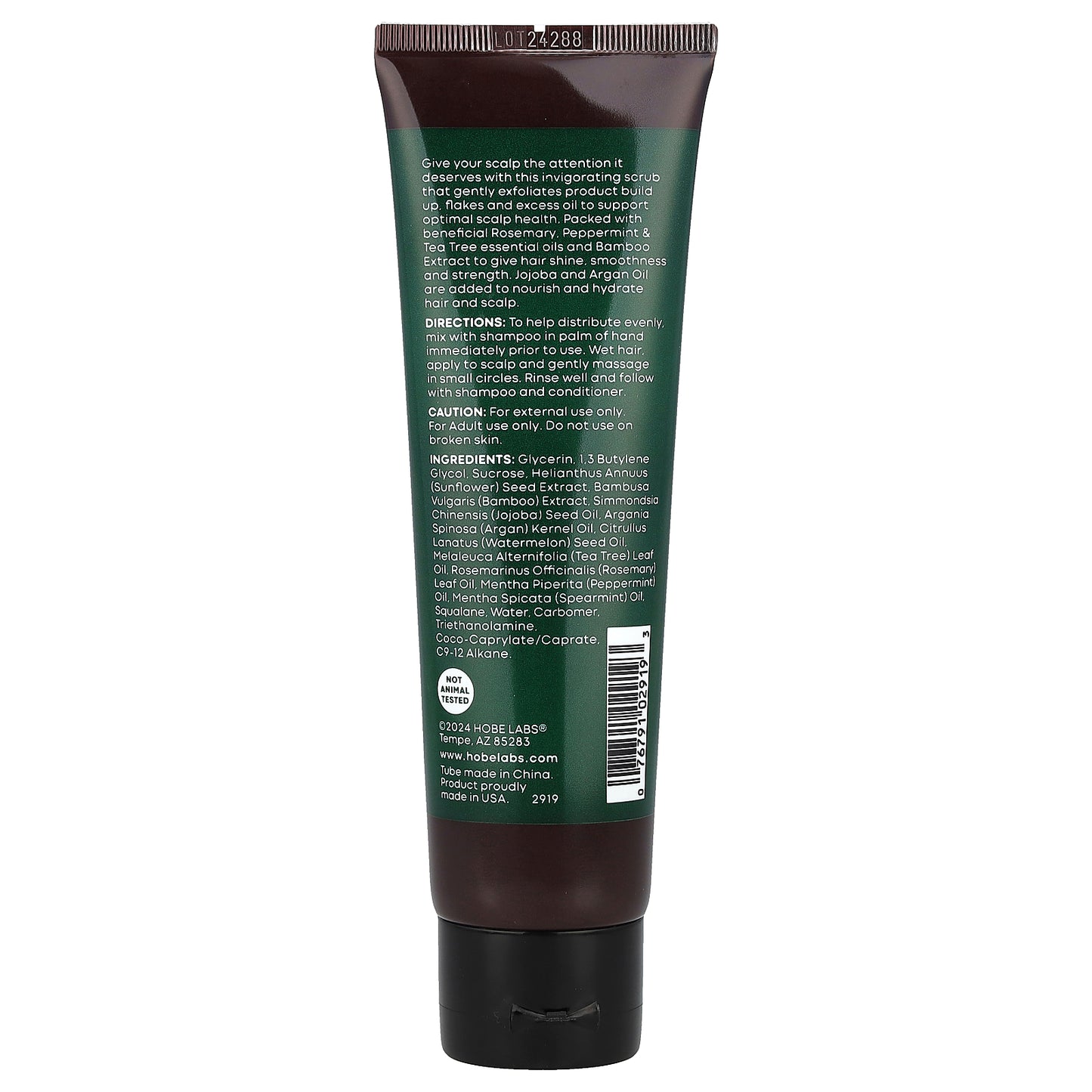 Hobe Labs, Energizer™, Scalp Scrub, Rosemary Mint & Tea Tree, 6 oz (170 g)
