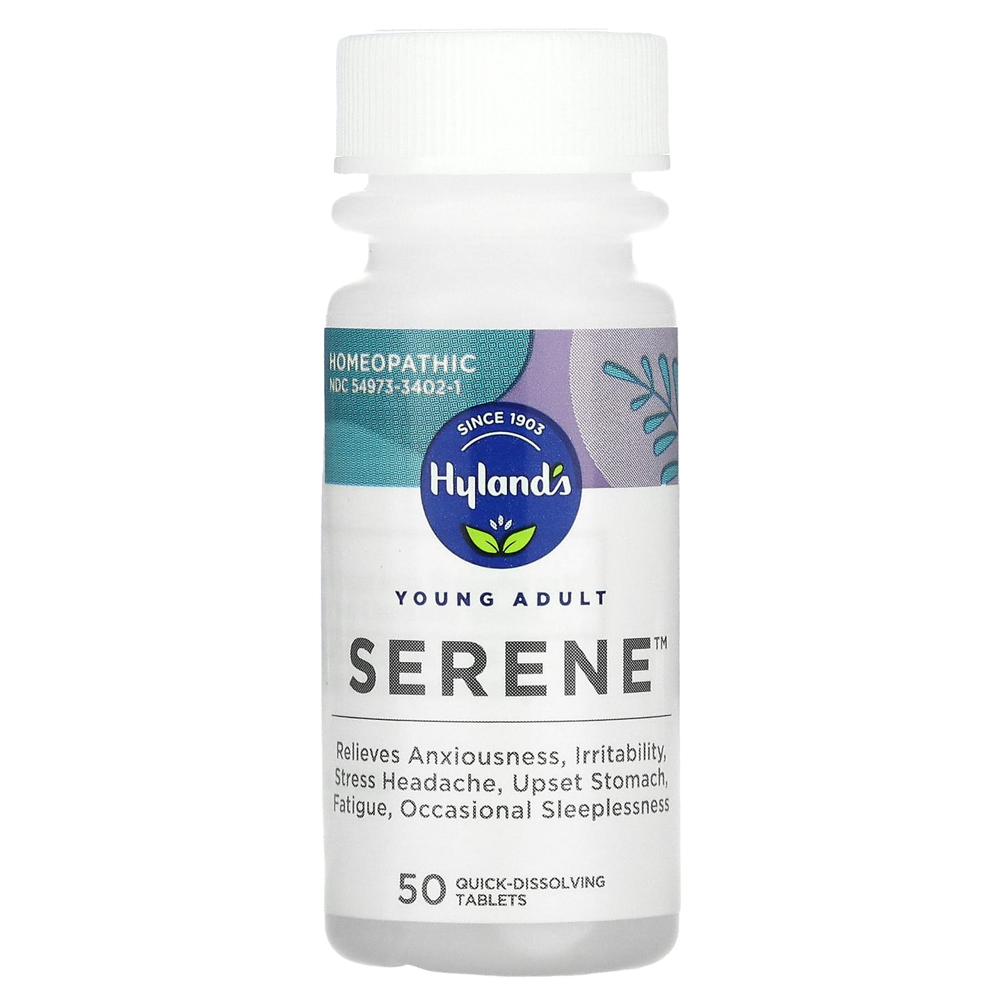 Hyland's Naturals, Young Adult, Serene, 50 Quick-Dissolving Tablets