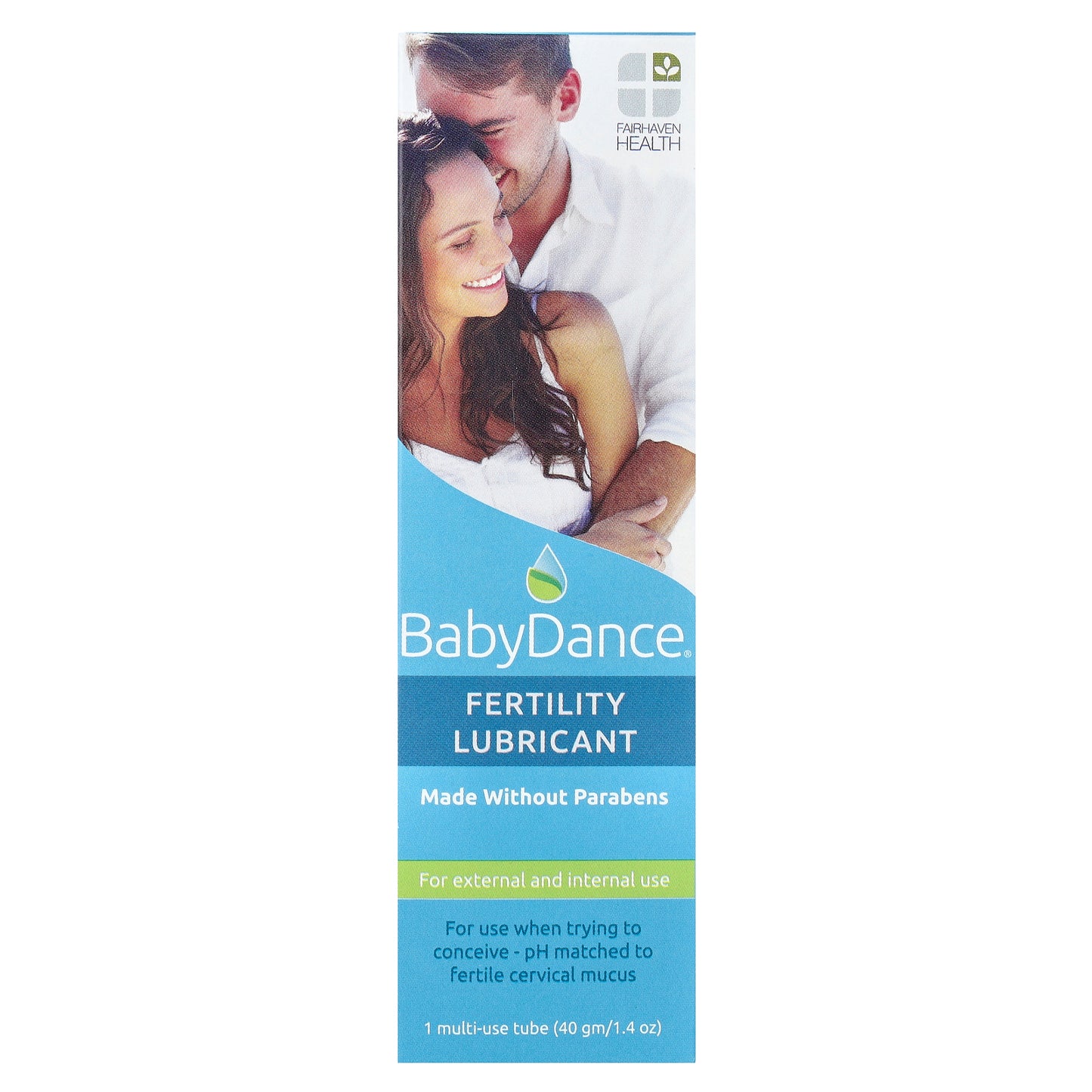 Fairhaven Health, Baby Dance®, Fertility Lubricant, 1 Multi-Use Tube, 1.4 oz (40 g)
