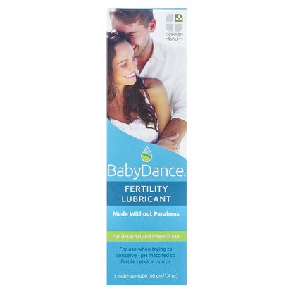 Fairhaven Health, Baby Dance®, Fertility Lubricant, 1 Multi-Use Tube, 1.4 oz (40 g)