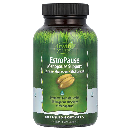 Irwin Naturals, EstroPause®, Menopause Support, 80 Liquid Soft-Gels