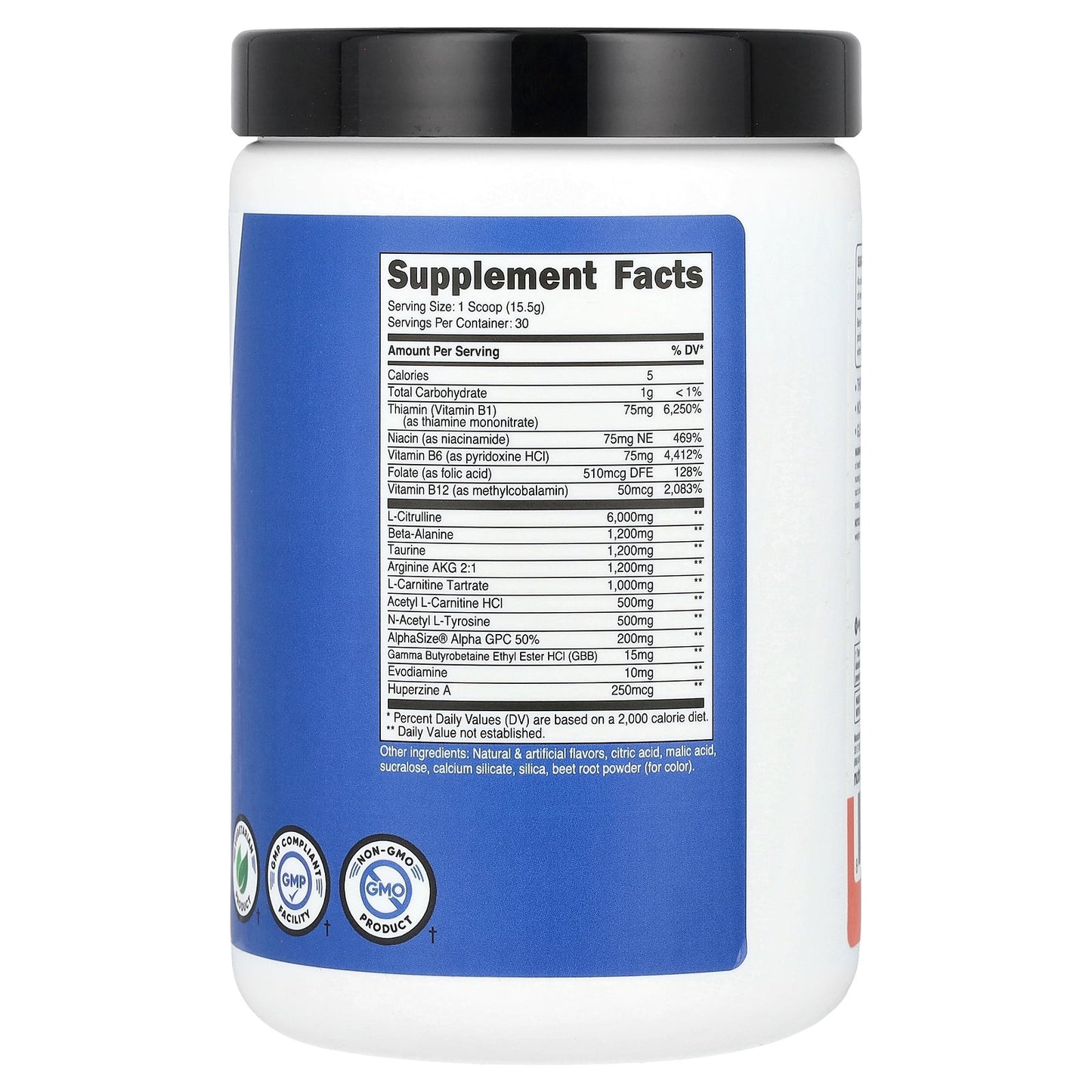 Nutricost, Performance, Pre-SF, Stimulant-Free Pre-Workout Complex, Pink Lemonade, 1 lb (465 g)