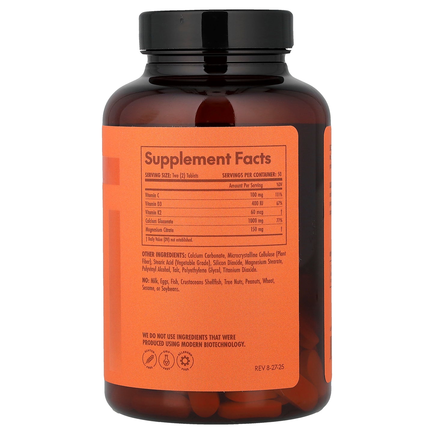 Olympian Labs, Green Calcium with Vitamins C, D3 & K2, 100 Tablets