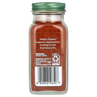 Simply Organic, Hot Paprika, 2.86 oz (81 g)