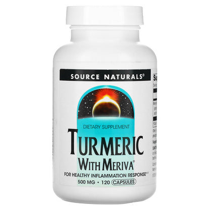 Source Naturals, Turmeric With Meriva, 500 mg, 120 Capsules