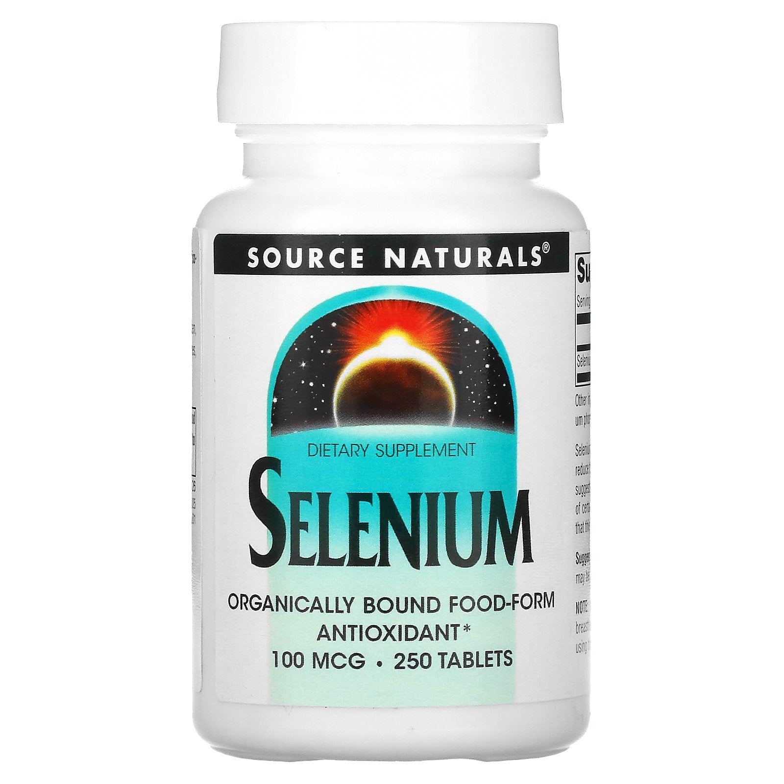 Source Naturals, Selenium, 100 mcg, 250 Tablets