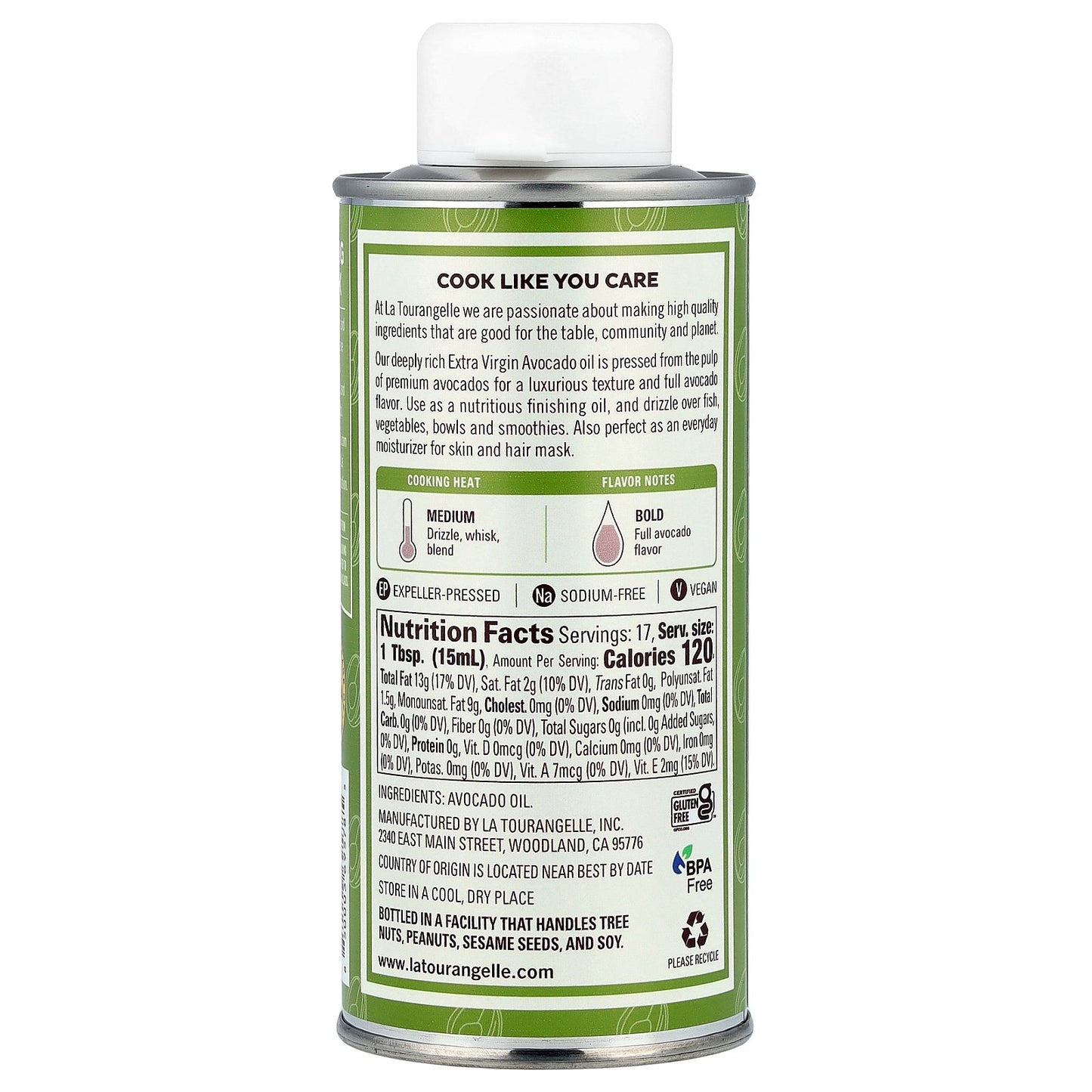 La Tourangelle, Extra Virgin Avocado Oil, 8.45 fl oz (250 ml)