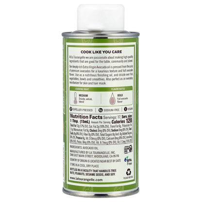 La Tourangelle, Extra Virgin Avocado Oil, 8.45 fl oz (250 ml)