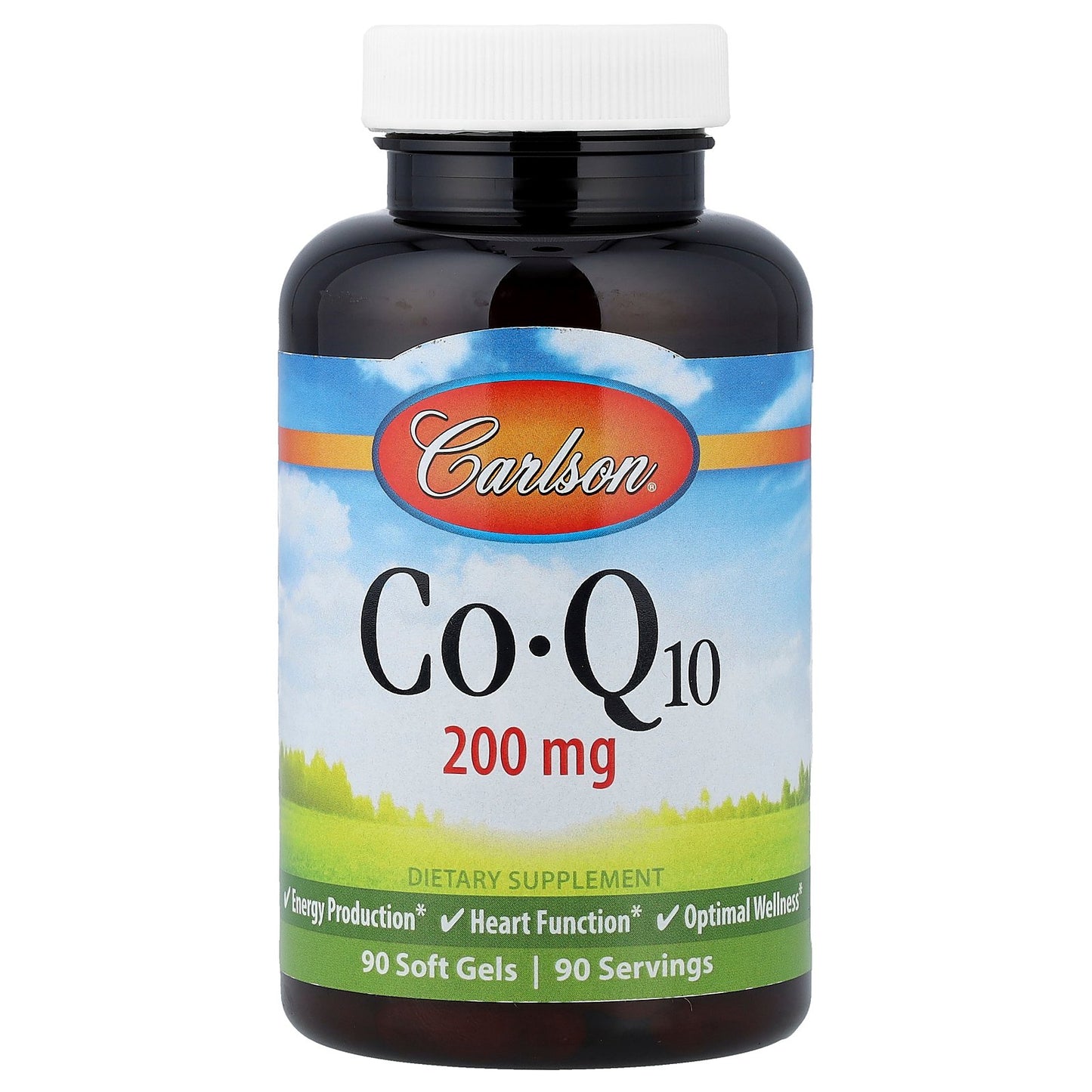 Carlson, CoQ10, 200 mg, 90 Soft Gels