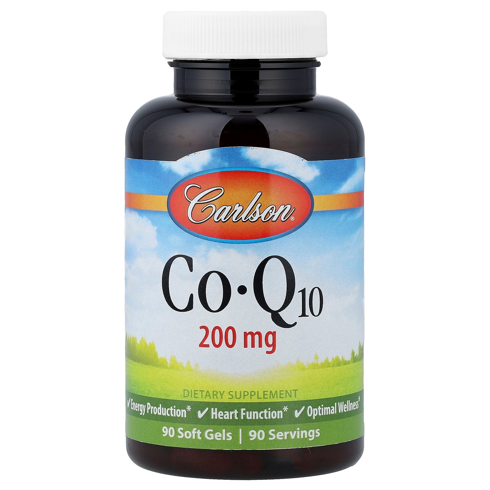 Carlson, CoQ10, 200 mg, 90 Soft Gels