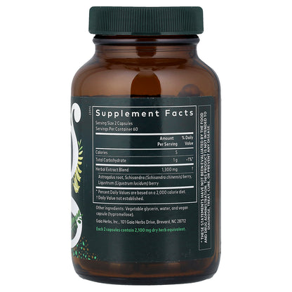 Gaia Herbs, Astragalus Supreme, 120 Liquid Phyto-Caps® (650 mg Per cap)