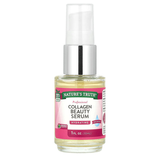 Nature's Truth, Professional Collagen Beauty Serum, Unscented, 1 fl oz (30 ml)