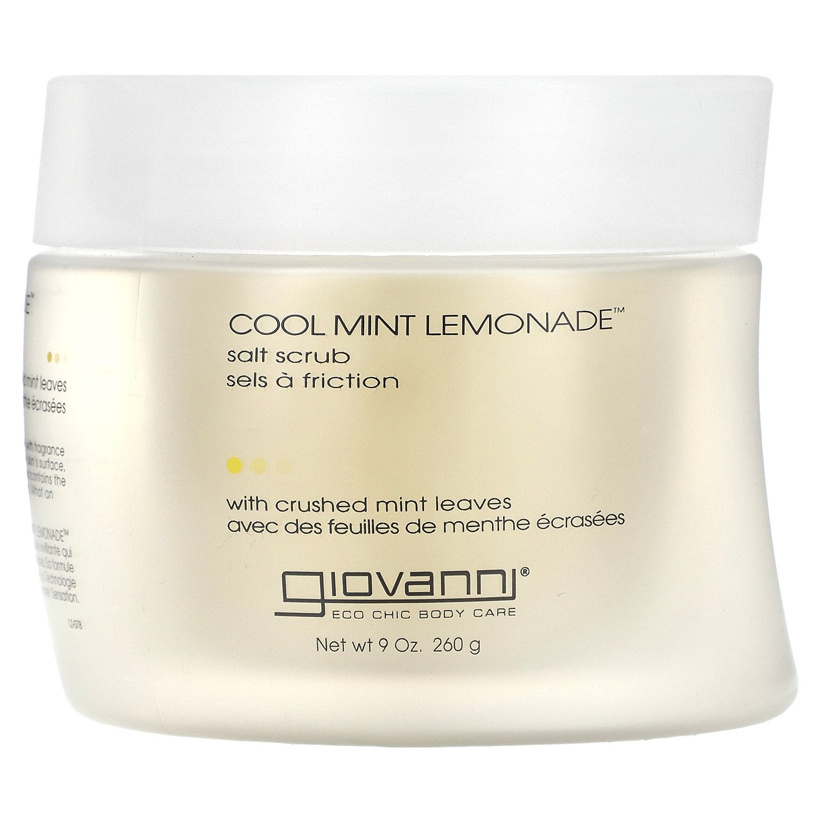 Giovanni, Cool Mint Lemonade Salt Scrub, 9 oz (260 g)