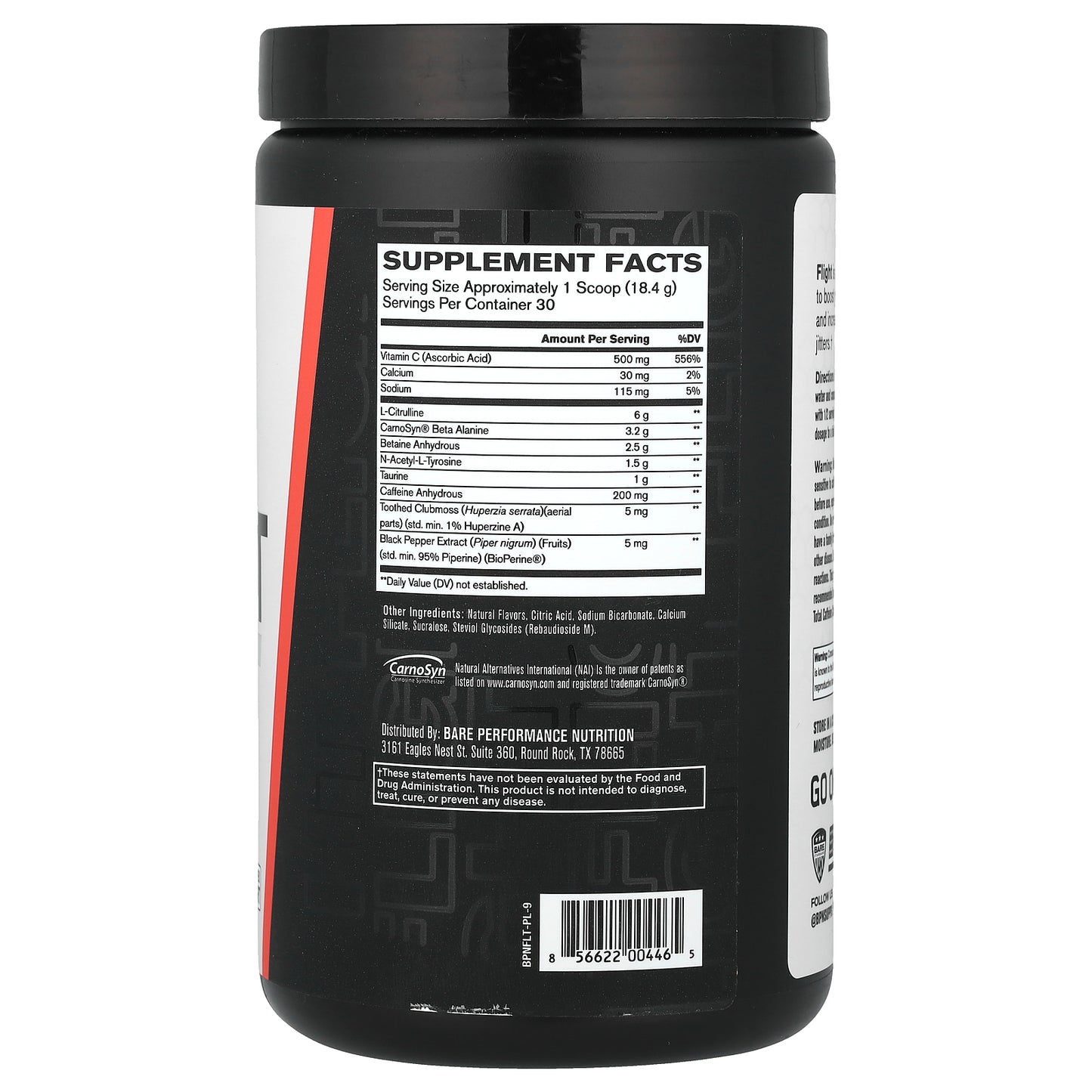 BPN, Flight Pre-Workout, Pink Lemonade, 19.5 oz (552 g)