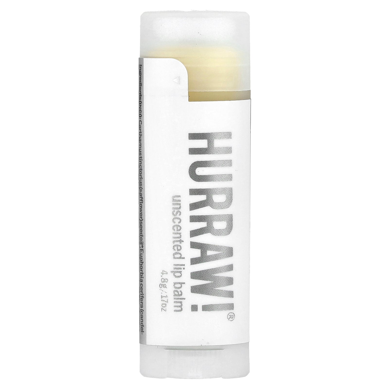 Hurraw! Balm, Lip Balm, Unscented, 0.17 oz (4.8 g)